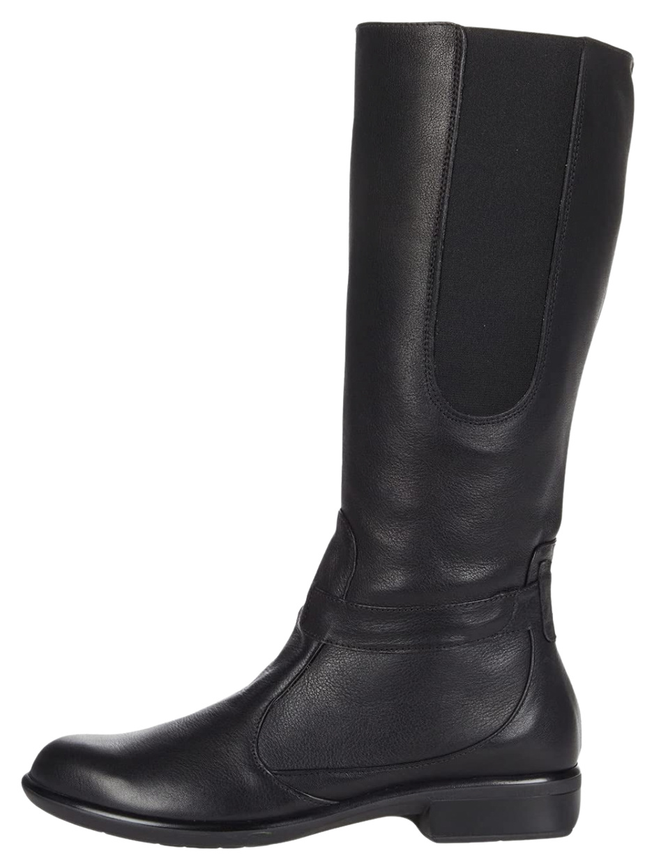 Tall flat black boots on sale womens